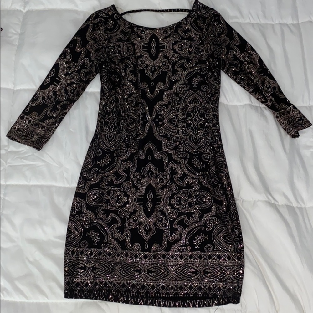 altar’d state sparkly bodycon dress